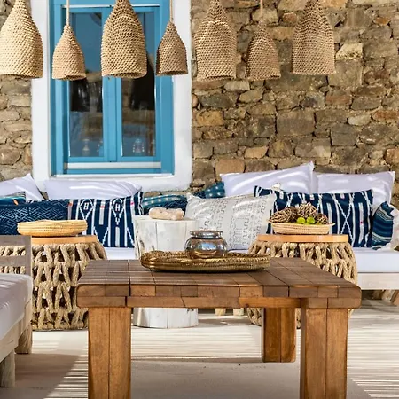 6 Bedrooms Villa At Mikonos 600 M Away From The Beach With Sea View Private Pool And Furnished Garden