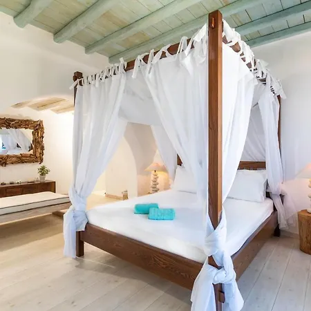 6 Bedrooms Villa At Mikonos 600 M Away From The Beach With Sea View Private Pool And Furnished Garden *