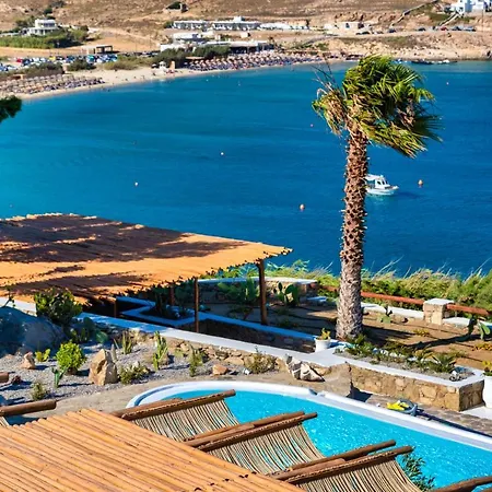 Villa 6 Bedrooms Villa At Mikonos 600 M Away From The Beach With Sea View Private Pool And Furnished Garden