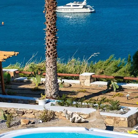 6 Bedrooms Villa At Mikonos 600 M Away From The Beach With Sea View Private Pool And Furnished Garden *