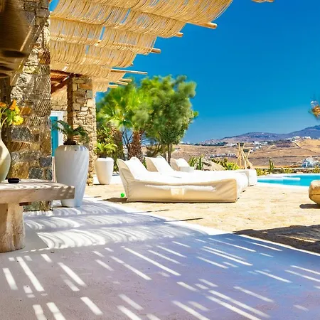 6 Bedrooms Villa At Mikonos 600 M Away From The Beach With Sea View Private Pool And Furnished Garden *