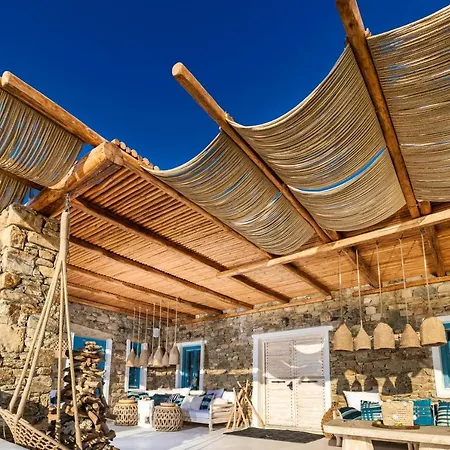 6 Bedrooms Villa At Mikonos 600 M Away From The Beach With Sea View Private Pool And Furnished Garden *