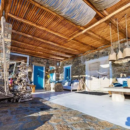 6 Bedrooms Villa At Mikonos 600 M Away From The Beach With Sea View Private Pool And Furnished Garden