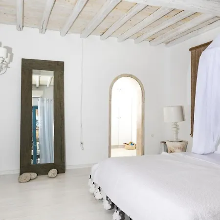 6 Bedrooms Villa At Mikonos 600 M Away From The Beach With Sea View Private Pool And Furnished Garden *